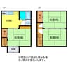 松林荘 3Kの間取り