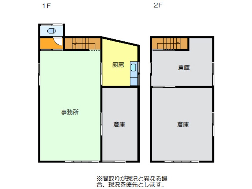 間取図 梶原貸事務所