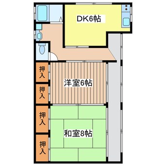 間取図 菅原戸建貸家