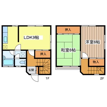 間取図 船原ハイツ