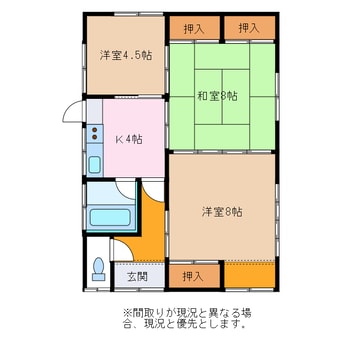 間取図 平貝川畑荘