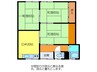 熊谷アパート 3DKの間取り
