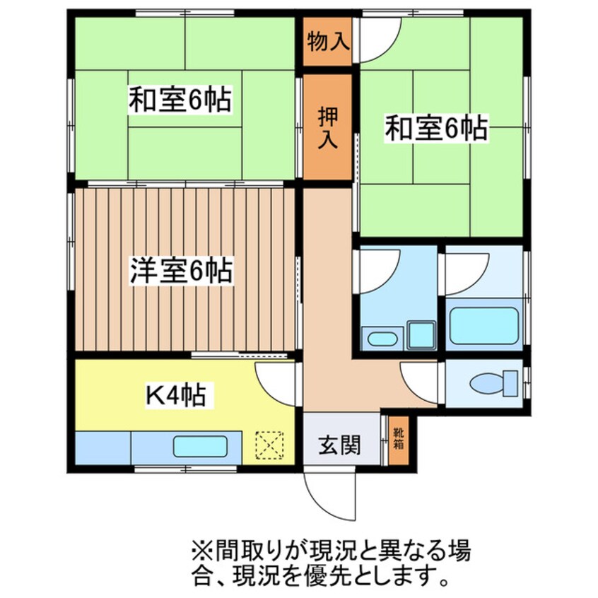 間取図 峰崎荘