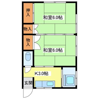 間取図 コーポしんわ