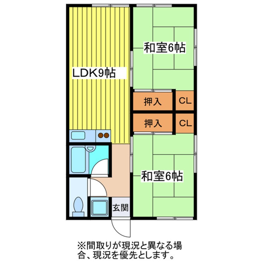 間取図 ムツミハイツ