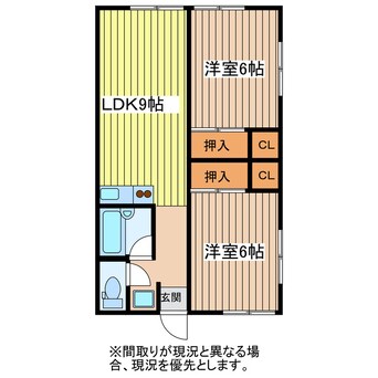 間取図 ムツミハイツ