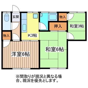 間取図 大峰荘