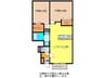 ファミリア八瀬川 2LDKの間取り