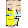 ボヌール　ＳＡＴＯＵ 2LDKの間取り