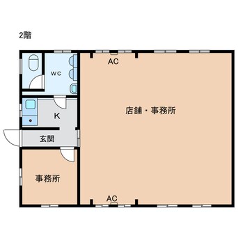 間取図 気仙沼線ＢＲＴ/南気仙沼駅 徒歩15分 2-2階 築42年