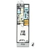 D‐room気仙沼 1Kの間取り