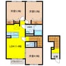 ｴｽﾍﾟﾗﾝｻ 3LDKの間取り