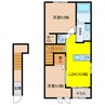 アビタシオンE 2LDKの間取り