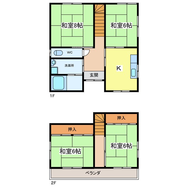 間取り図 熊谷貸家