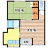山光アパート 2Kの間取り