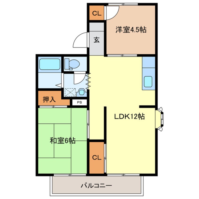 間取図 サニーハイツ８８