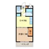 アーバンＭ21 1DKの間取り