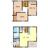 KEN COURT 3LDKの間取り