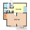 リッツハウスⅠ　垂水 1DKの間取り