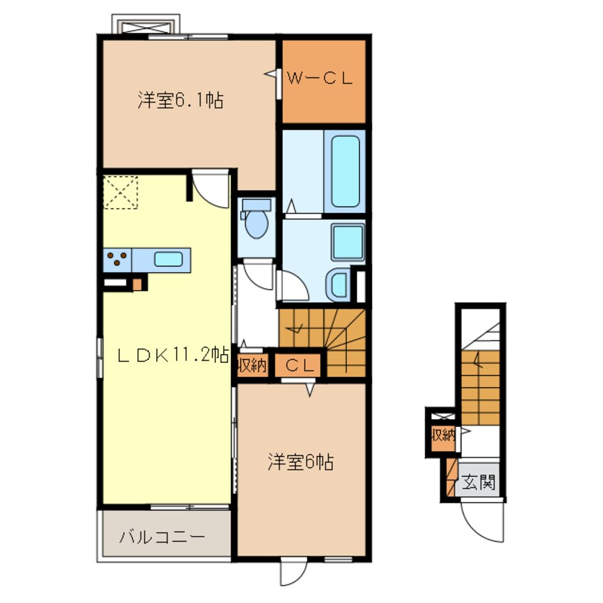間取図 グランド　ソレイユ
