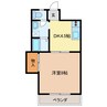 メゾン ド アサヒ 1DKの間取り