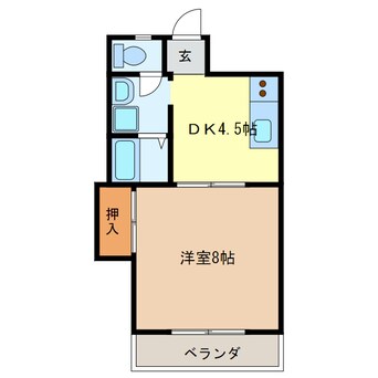 間取図 メゾン ド アサヒ