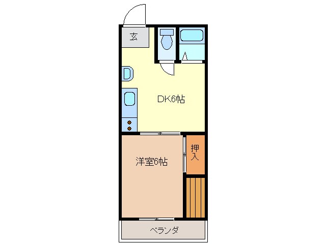 間取り図 岸田ハイツ