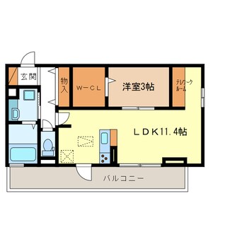 間取図 D-room SkyⅡ