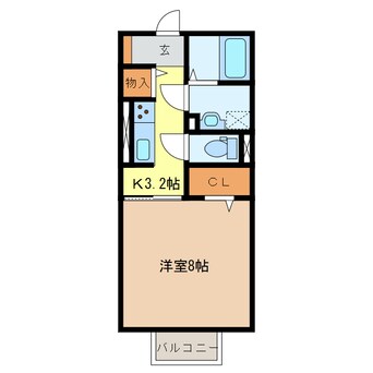 間取図 ラルーチェ上浜