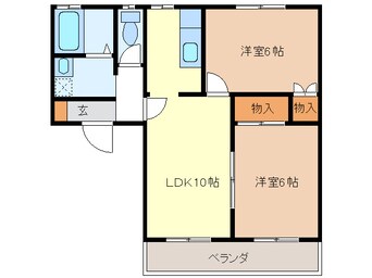 間取図 セントラルリバーⅡ