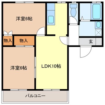 間取図 セントラルリバーⅡ