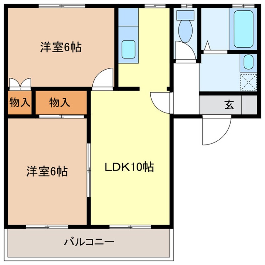 間取図 セントラルリバーⅡ