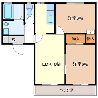 間取図 セントラルリバーⅡ