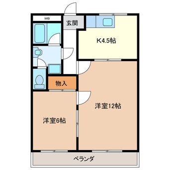 間取図 テピカルイブ