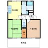 セジュールMONPAⅢ　Ａ･Ｂ･Ｃ棟 2DKの間取り