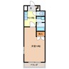 江戸橋利平治マンション 1Kの間取り