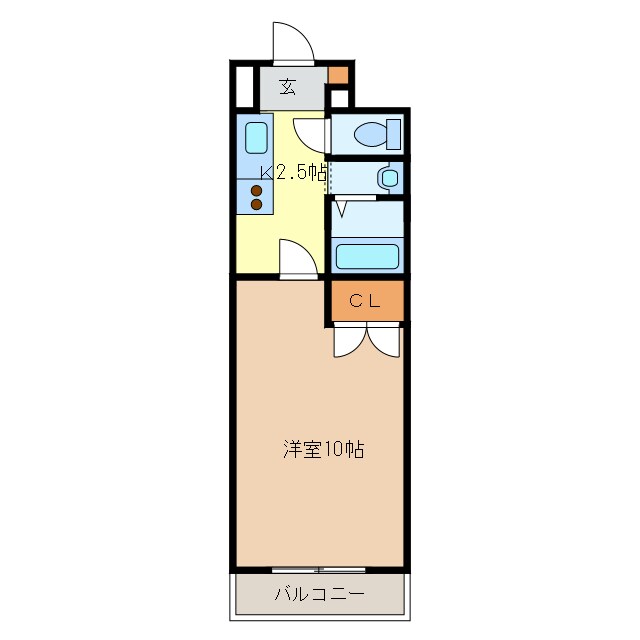 間取り図 江戸橋利平治マンション
