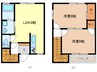 ソレイユ21Ｂ棟 2LDKの間取り