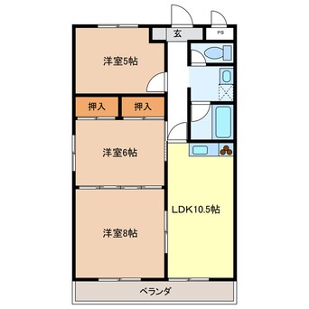 間取図 島崎ハイツ