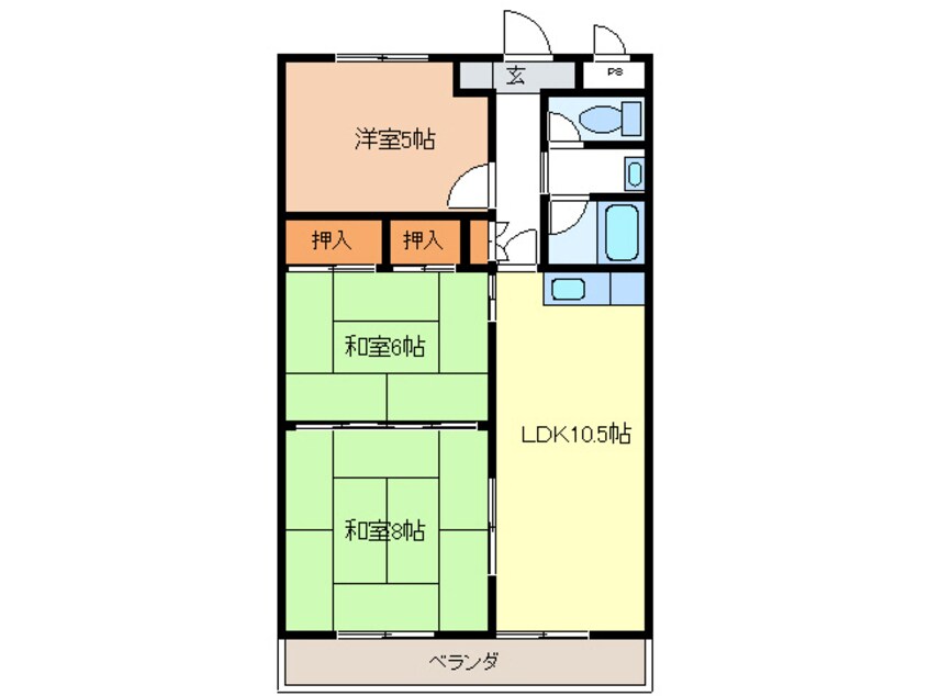 間取図 島崎ハイツ