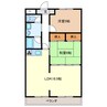 島崎ハイツ 2LDKの間取り