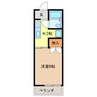 スカイ江戸橋 1Kの間取り