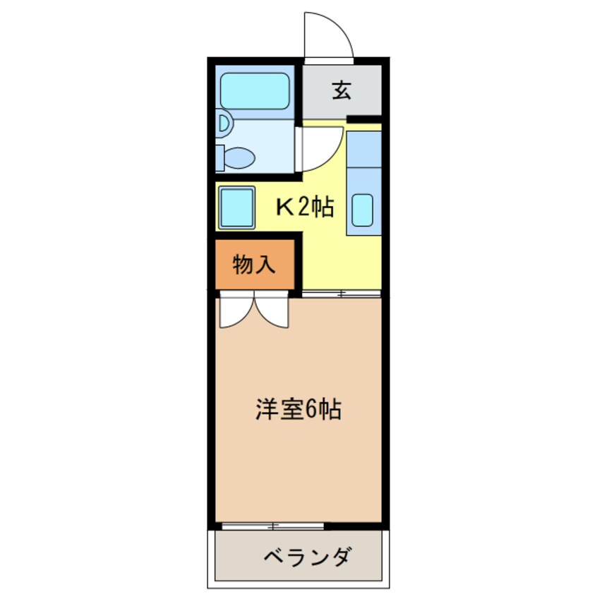 間取図 スカイ江戸橋