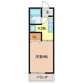 間取図 スカイ江戸橋