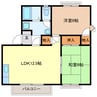 メイグリーン 2LDKの間取り