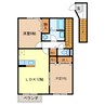 ダンブランセ 2LDKの間取り