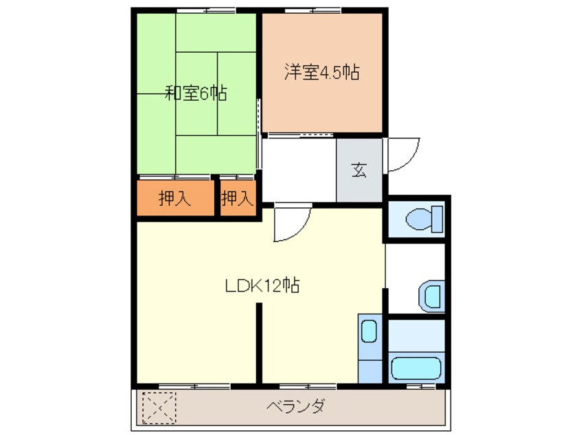 間取図 大谷ハイツ