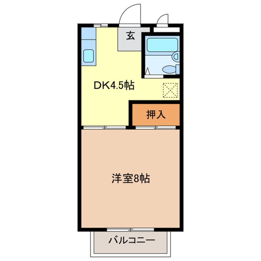 間取図 ロイヤル・ワタナベ