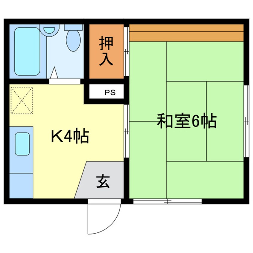 間取図 コーポナカニシ