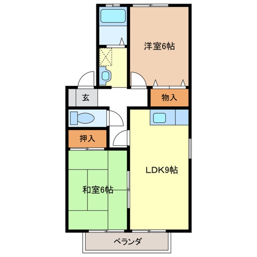 間取図 グリーンハイツ・ジニア　Ａ棟